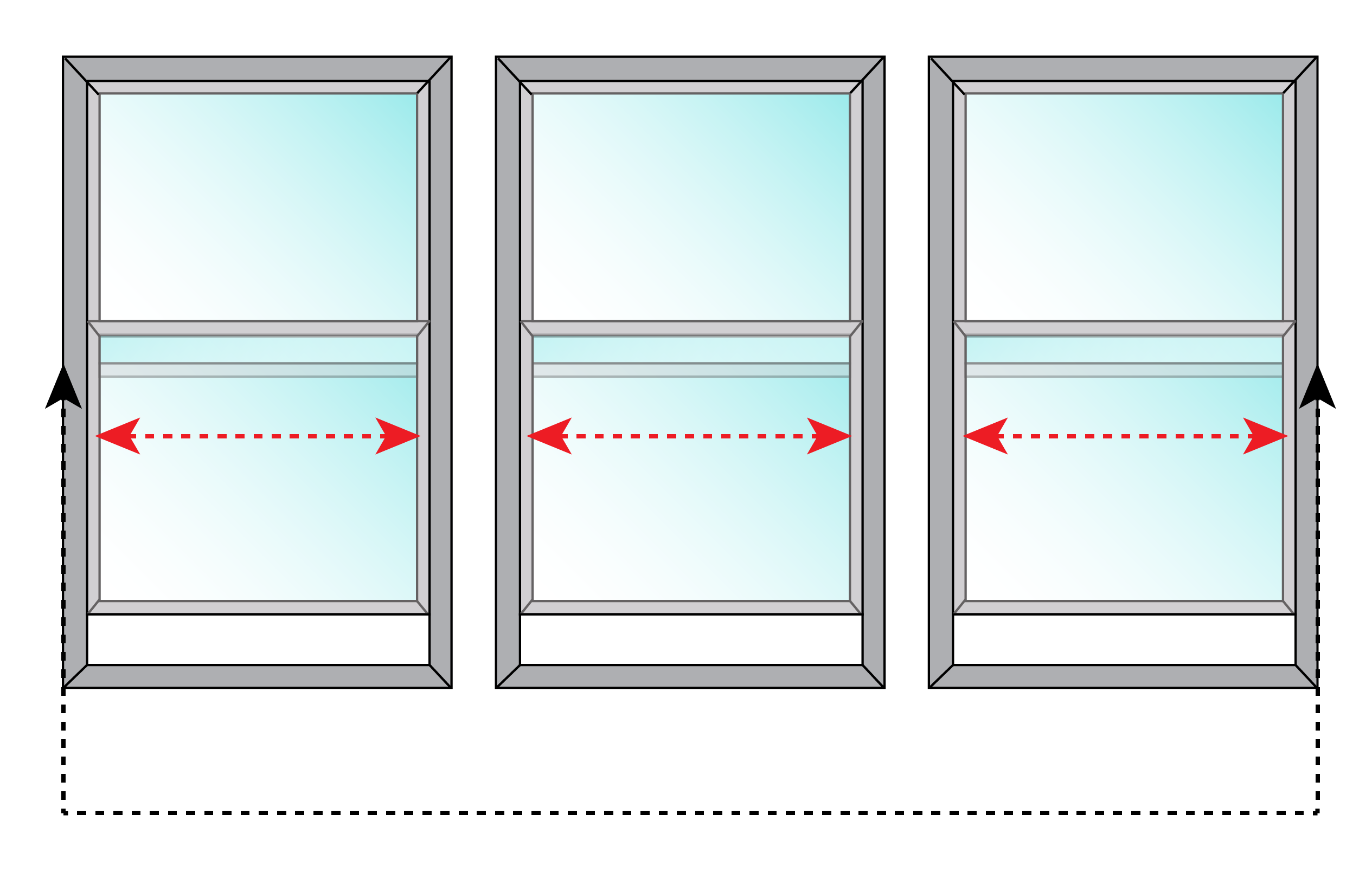 Window measurement guide Step 1-2, sans trim